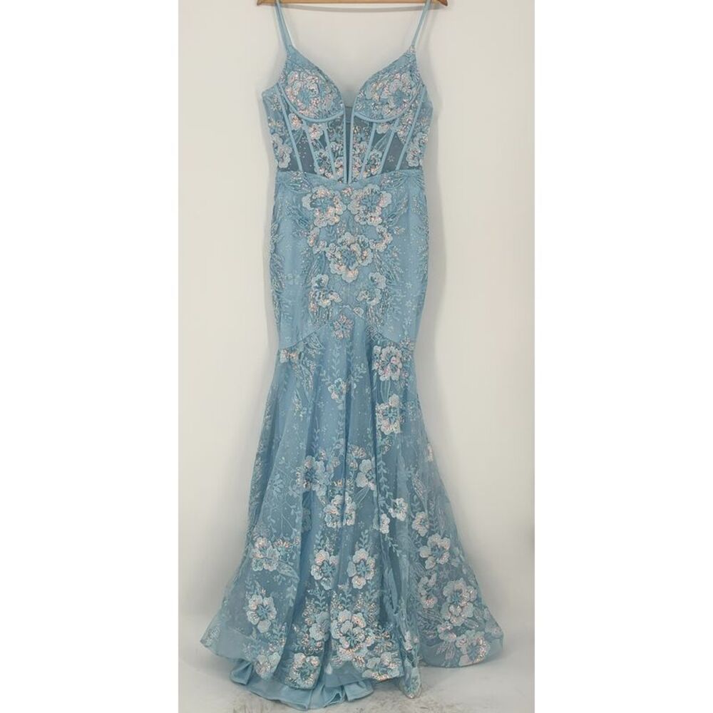 JASZ COUTURE Dress with Lace up Back